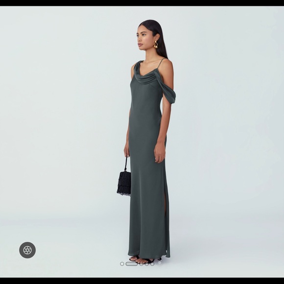 Fame & Partners Charcoal Dress - Picture 2 of 3